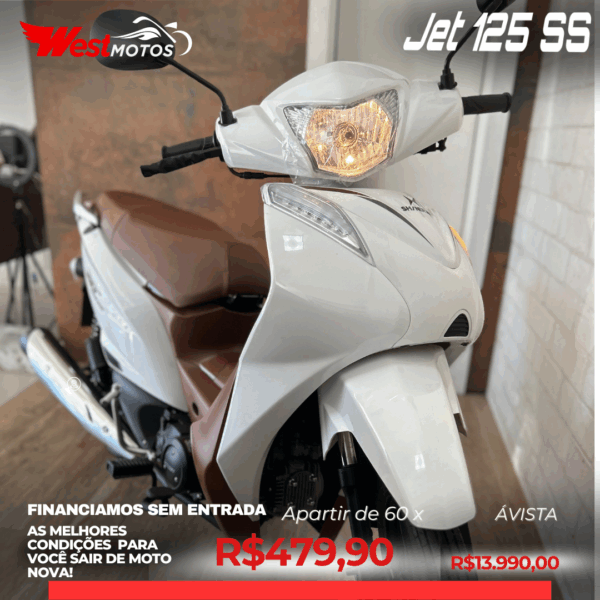 JET 125|SS SHINERAY FINANCIE 100% APARTIR DE R$449,00 MENSAL